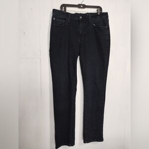 Izod Mens Straight Leg Dark Blu Jeans Size (38X32)